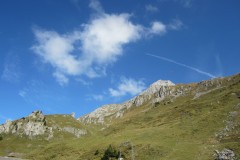 Blick von der Brunnihütte aufwärts