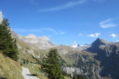 Blick zur Rugghubelhütte SAC