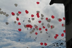 Ballone fürs Brautpaar