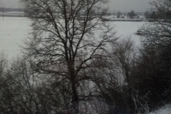 Schnee bei Buchloe