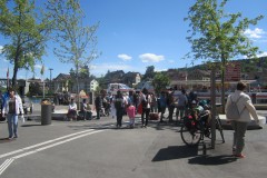 bei der Schiffs-Anlegestelle in Schaffhausen